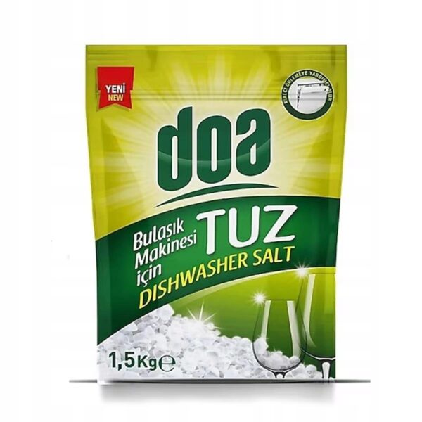 DOA ochronna Sól do zmywarki - CZYSTE naczynia i OCHRONA zmywarek 1,5 kg