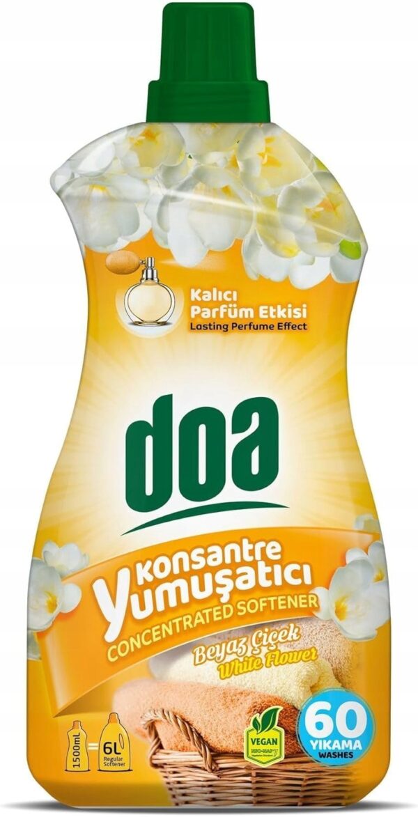 DOA Koncentrat, płyn do płukania i zmniękczania tkanin z PERFUMAMI 60 prań!