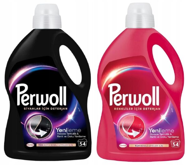 PERWOLL Renew BLACK i PERWOLL Renew COLOR Płyn do prania kolorów i czarnego