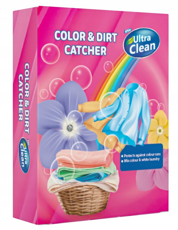 ULTRA CLEAN Chusteczki do prania wyłapujące kolor i brud - 60 sztuk!