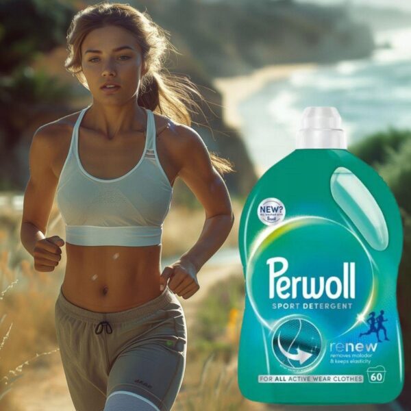 PERWOLL RENEW SPORT - Płyn do prania 3 LITRY - Odświeża i chroni tkaniny! - obrazek 3