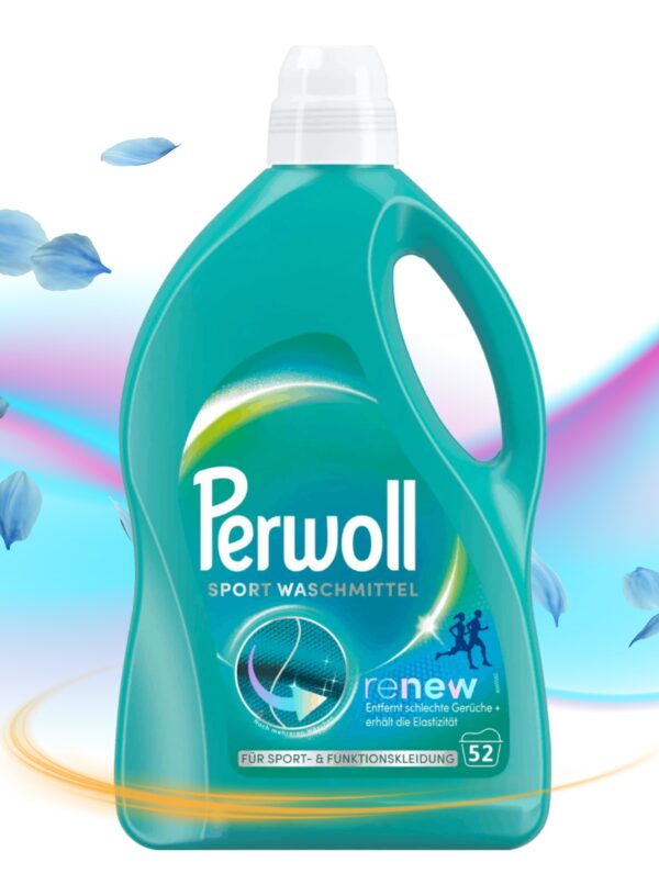 PERWOLL RENEW SPORT - Płyn do prania 3 LITRY - Odświeża i chroni tkaniny!