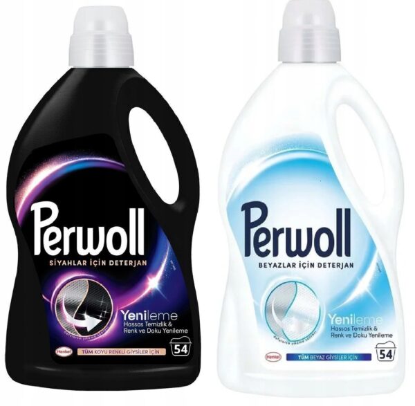 PERWOLL Renew WHITE i PERWOLL Renew BLACK Płyn do prania białego i czarnych