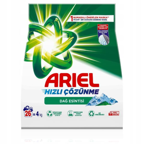 ARIEL - skuteczny proszek do prania BIAŁYCH tkanin 4 kg! ORYGINALNY