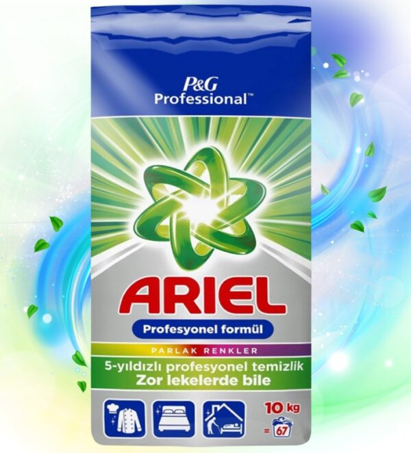 Zestaw Proszek ARIEL 10 kg do KOLORÓW i ARIEL do BIAŁEGO 7 kg! MEGA PAKA! - obrazek 2